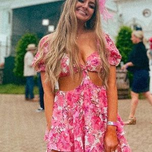 Hello molly floral mini dress